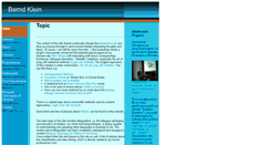 Desktop Screenshot of bklein.de