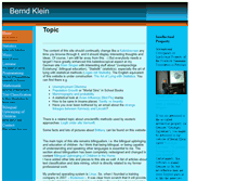 Tablet Screenshot of bklein.de